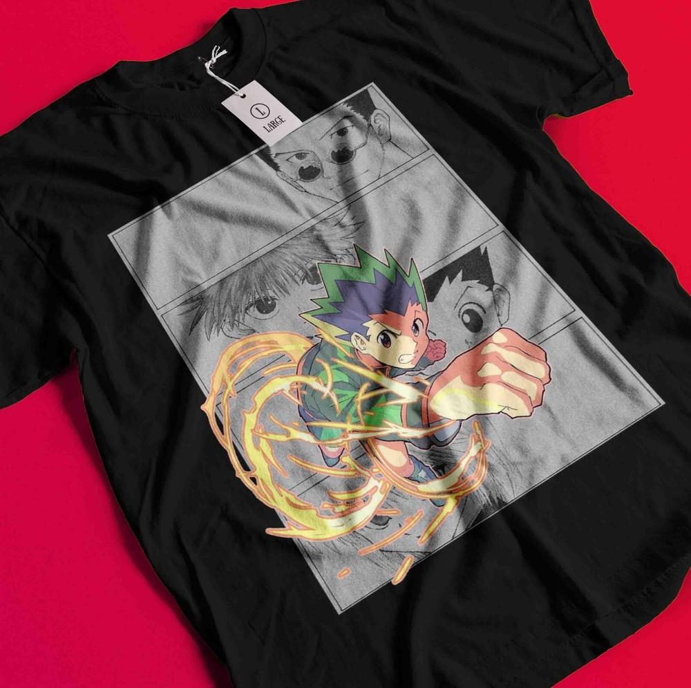 

Gon Shirt Hunter X Hunter HXH Hisoka Tshirt Killua Tee T-Shirt Meruem Kurapika AA153 XL