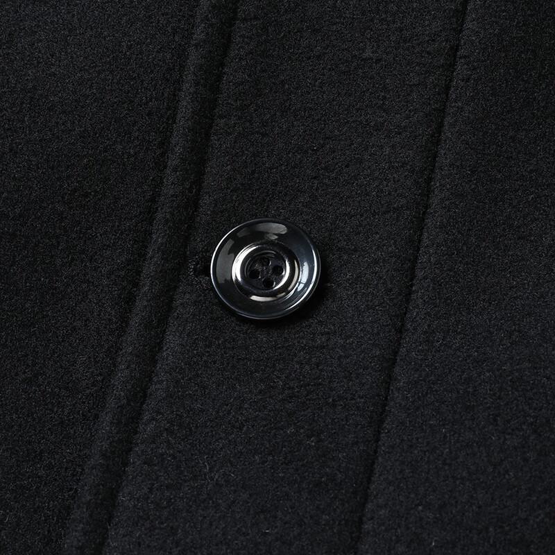 DIBINZE Men's Plus Size Wool Blend Short Casual Jacket