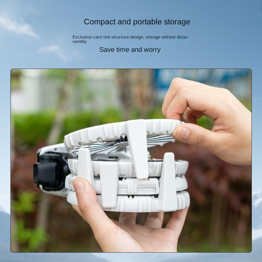 

TPU Paddle Protector Height Enhance Aerodynamic Design Drone Booster Stand Grey Anti-drop Drone Collision Ring for DJI Flip