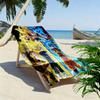 Dragon Ball Super Print Beach Towel, Large Soft Quick Dry Towel for Beach Camping Swimming