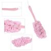 SYPM Loofah Back Scrubber for Shower, Long Handle Bath Sponge Shower Brush, Soft Nylon Mesh Back Cleaner Washer, Body Bath Brush for Women and Men