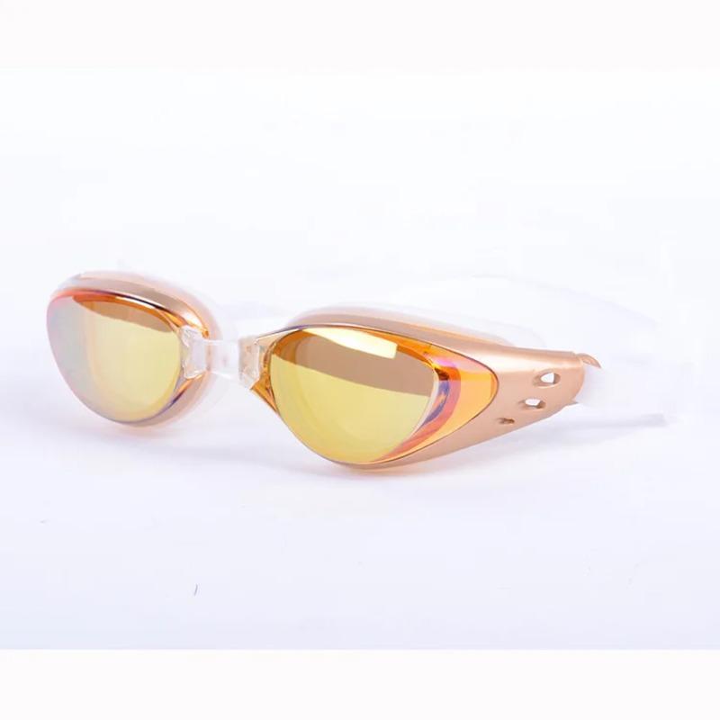 High Quality Nearsighted Swimming Goggles with Electroplated Swimming Goggles Film for Anti Fog Waterproof and UV Protection