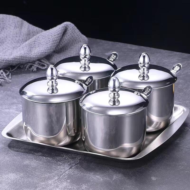 Premium 304 Stainless Steel Seasoning Set