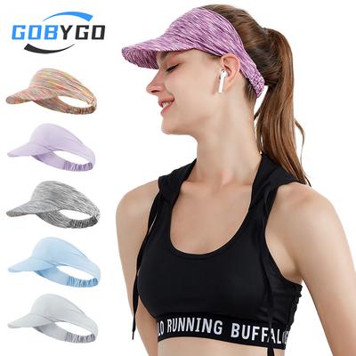 Gobygo Sommer Leere Kopfbedeckung Atmungsaktiv Sonnenschutz Sport Stirnband Kappe Outdoor Radfahren Laufen Baseballkappen Unisex