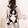 2030Cm Peluche Mignonne de Chat de Dessin Animé Sac à Dos Simulation Chat Rayé Doux Jouet en Peluche Animal Décoration de Maison Cadeau Pour Enfants