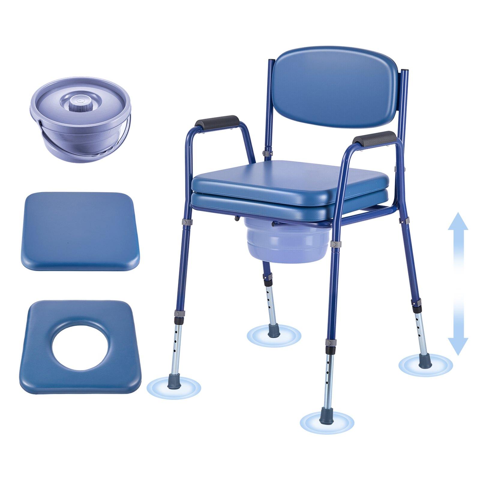 VEVOR Bedside Commode Chair, 181 kg