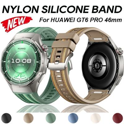 Correa de Nylon de Silicona Para Huawei Watch GT6 Pro 46mm Banda de Reemplazo Oficial de Liberación Rápida para Accesorios de Correa de Smartwatch Huawei GT 6 Pro