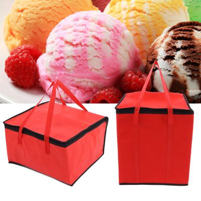 Insulated Bag Multi Size Non Woven Fabric Warmer Keeping Aluminum Foil Baking Portable Insulation Bag Pizza Delivery Bag