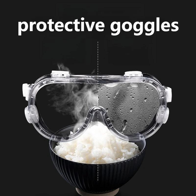 Verstellbare Schutzbrille Sicherheitsbrille Weitsichtlinse Antibeschlagbrille Chemikalienbrille Laborschutzausrüstung