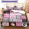 3pcs Custom Name Cow Bedding Set Duvet Cover Closure Includes 1 Duvet Cover & 2 Pillowcases, Soft and Comfortable for All Seasons.
