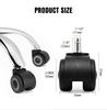 5PCS Universal Mute Chair Wheel 2" Office Chair Caster Replacement Casters Rubber Soft Safe Roller Furniture Wheels