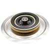 4Pieces Set Kitchen Appliance Part Embedded Stove Diffusers High Foot Burners Core Copper Texture for High Leg Stove