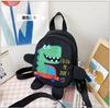 Schoolbag Kindergarten Baby Schoolbag New Children's Anti-lost Car Dinosaur Printing Backpack Boys and Girls Travel Backpack