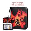 Anime-Themed % Pokmon Trading Card Album Pu-Sealed Loose-Leaf Collection Set Pikachu Card Storage Bag Yu-Gi-Oh Fan Album Toys