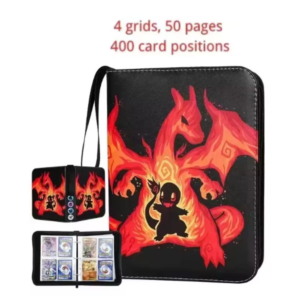 

Anime-Themed % Pokmon Trading Card Album Pu-Sealed Loose-Leaf Collection Set Pikachu Card Storage Bag Yu-Gi-Oh Fan Album Toys