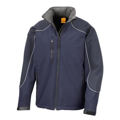 WORK-GUARD by Result Unisex Adult Hooded Soft Shell Jacket