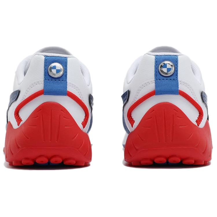 Puma Bmw Mms Comfortable Versatile Low-Top Lifestyle Shoes Unisex sneaker White Red 307790-02