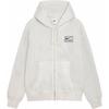 Sweat à capuche zippé en polaire teintée pigmentaire X Stussy Tailles asiatiques 'Light Bone' Homme FZ9991-072