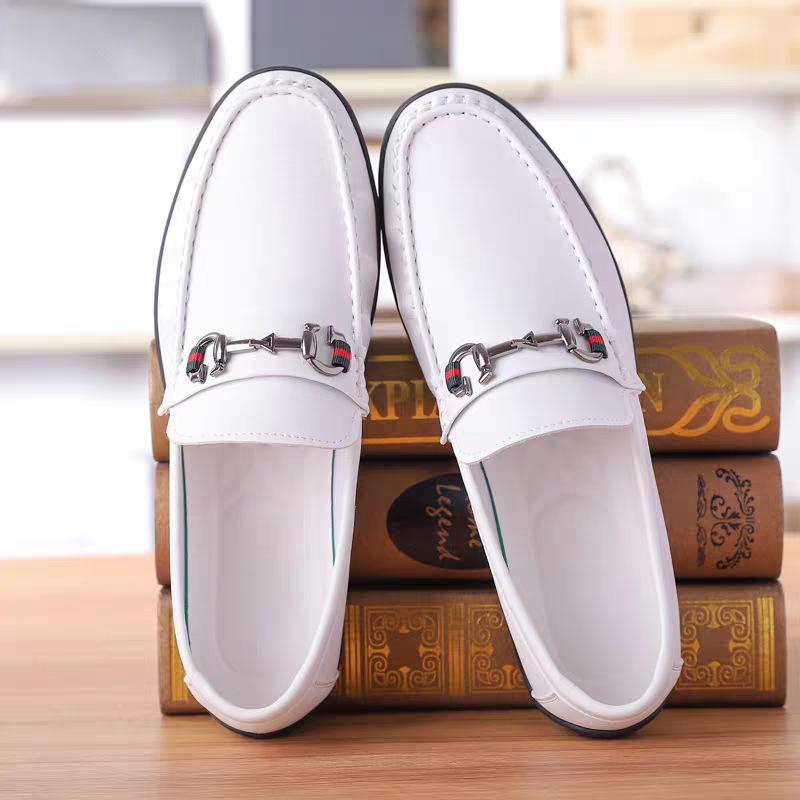 Leather shoes comfortable and light men's shoes soft sole men's business casual shoes British fashion foot shoes Doudou