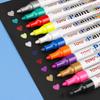 Metall Permanentfarbe Marker Stift Wasserdicht Auto Reifen Reifenkontur Gummi Graffiti Touch Kratzer Nasswachs Textmarker Weiße Marker