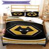 Set Copripiumino con Stampa dello Stemma del Wolverhampton Wanderers Football Club – include 1 copripiumino e 2 federe coordinate Arredamento camera da letto Regali di Natale