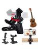 Guitar Head Clip Adjustable Angle Mobile Phone Holder Stand Multifunctional Guitar Head Phone Holder for Home Music Recording