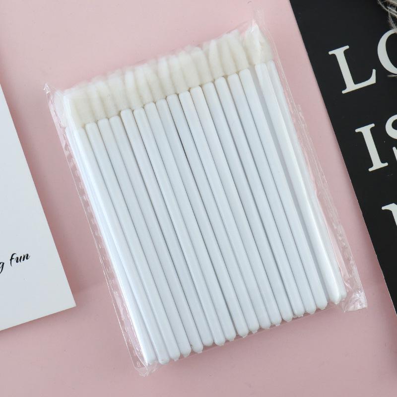 

50-Pack Cross-Border Grafted Eyelashes with Solid Rod Lip Brush and Makeup Tool Set