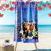Name Custom Seventeen Poster Print Beach Towel, Large Soft Quick Dry Towel for Beach Camping Swimming