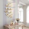 Xtore® 12pcs 3D Home Decor Butterfly with Sticking Pad (Shimmer Golden, Set of 12)