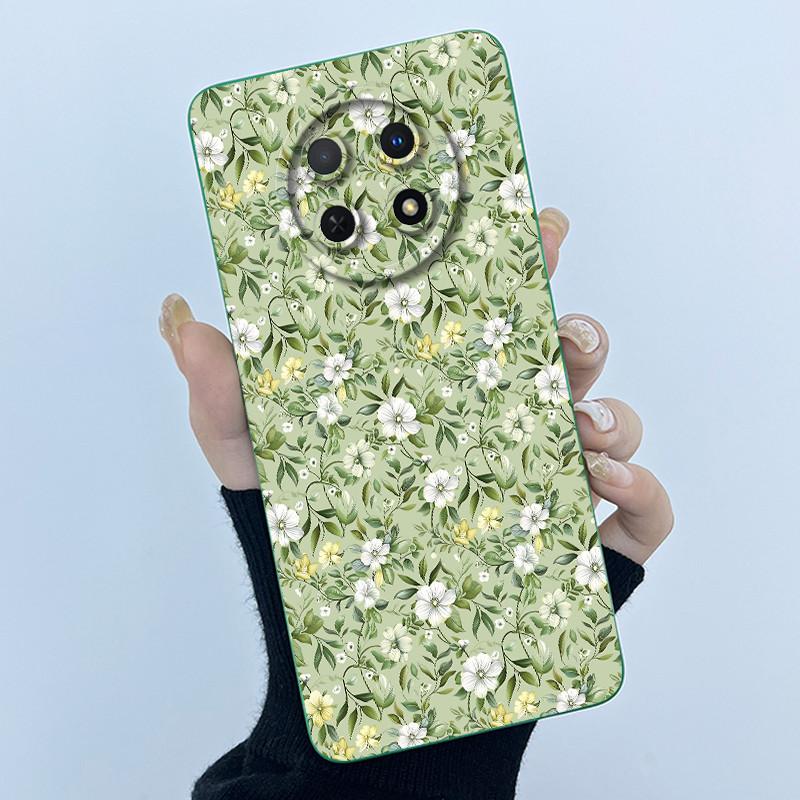Case For Huawei Nova 14i Phone Case Coque Simplicity Oil Painting Flowers Silicone Soft Back Cover For Huawei Nova14i 14 I Funda