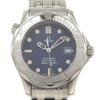 Seamaster 300M Watches Professional NavyDial Stainless Steel Quartz Analog Display Mens Used