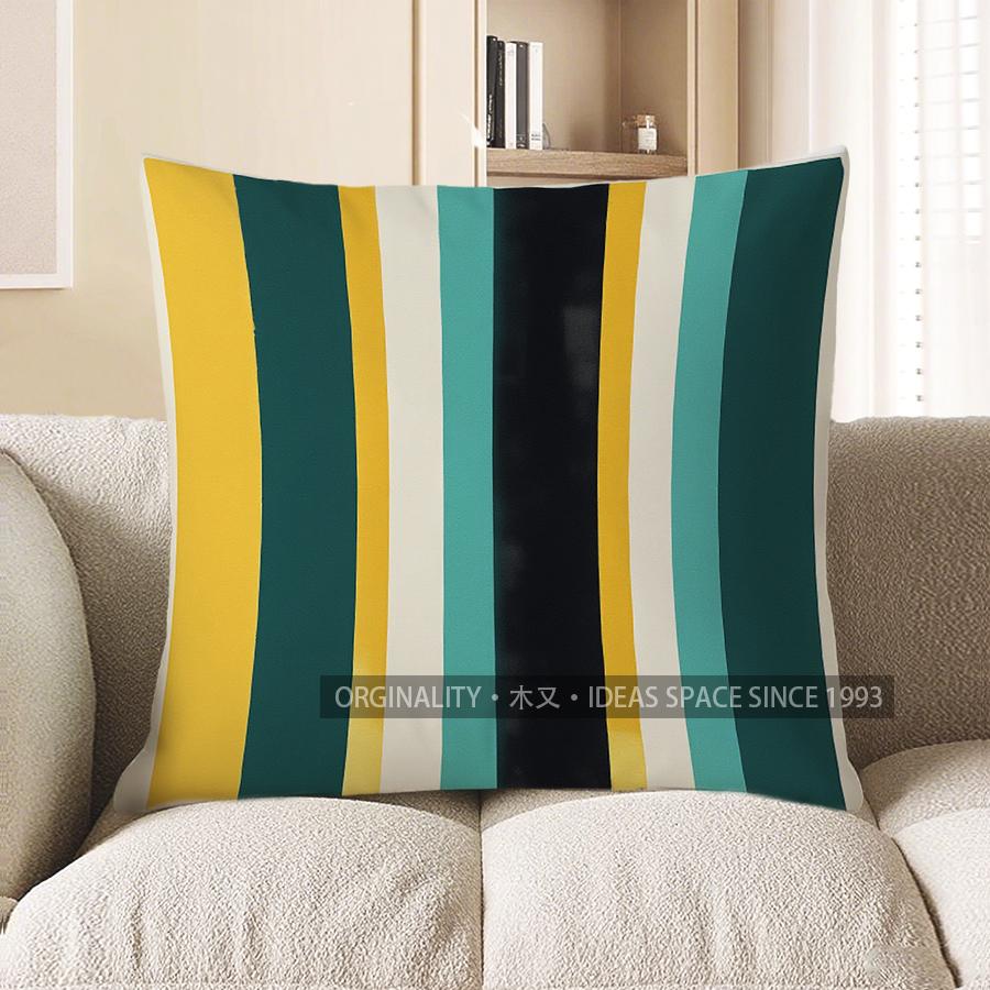 Home Decor Geometric Pattern Throw Pillow for Modern Home Pattern Cushion Cover Suitable for Sofa Bedroom Car Pillow Cover