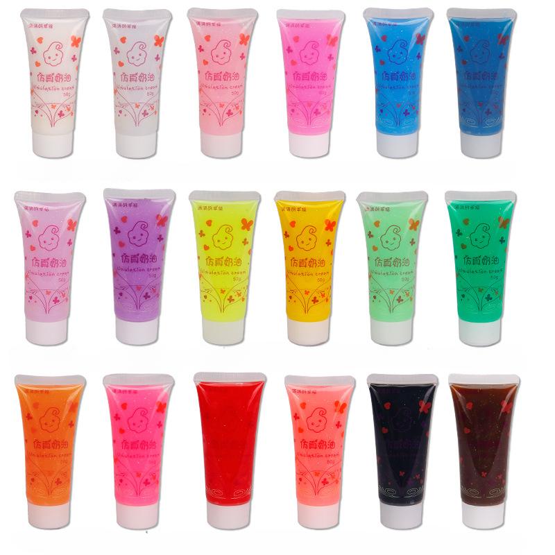 50ml Anti-freezing Crystal Glitter Cream Glue Phone Case DIY Material Handmade Glue