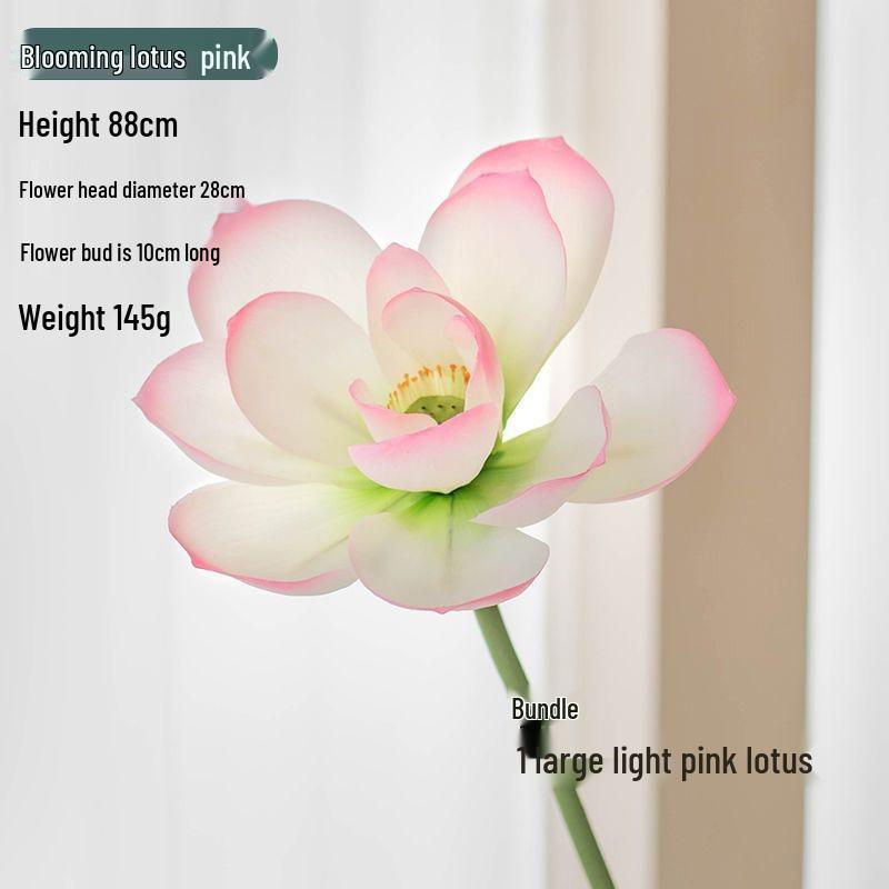 High-End Artificial Lotus Flower and Seed Pod Ornament for Living Room or Buddhist Hall Decor