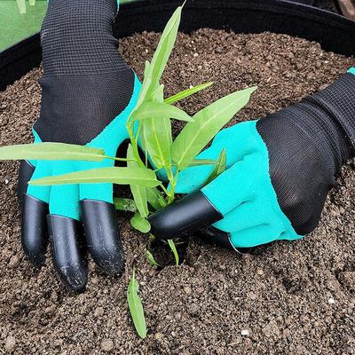 Klo Trädgårdshandskar - Stickskyddande Latex för Enkel Grävning och Plantering