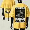 Supernatural For Fan Gift Tshirt Unisex Unisex Harajuku Oversized Unisex Short Sleeve Streetwear High Quality Couples Comfortable