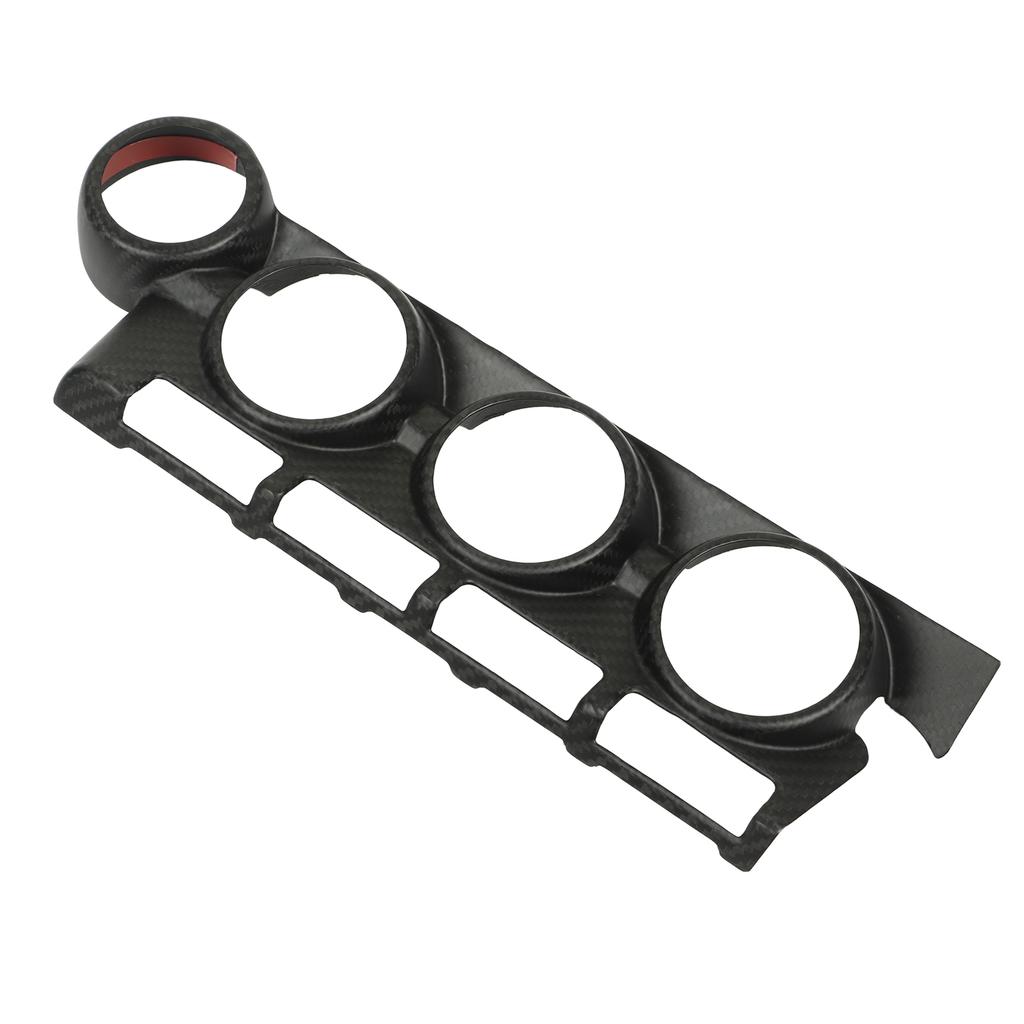 AC Control Panel Trim Cover Dry Carbon Fiber Dashboard Air Condition Switch Button Panel Frame Decal for GR86 2022+