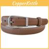 Fashionable Twolayer Leather Waist Belt For Women With Durable Alloy Buckle For Daily Use