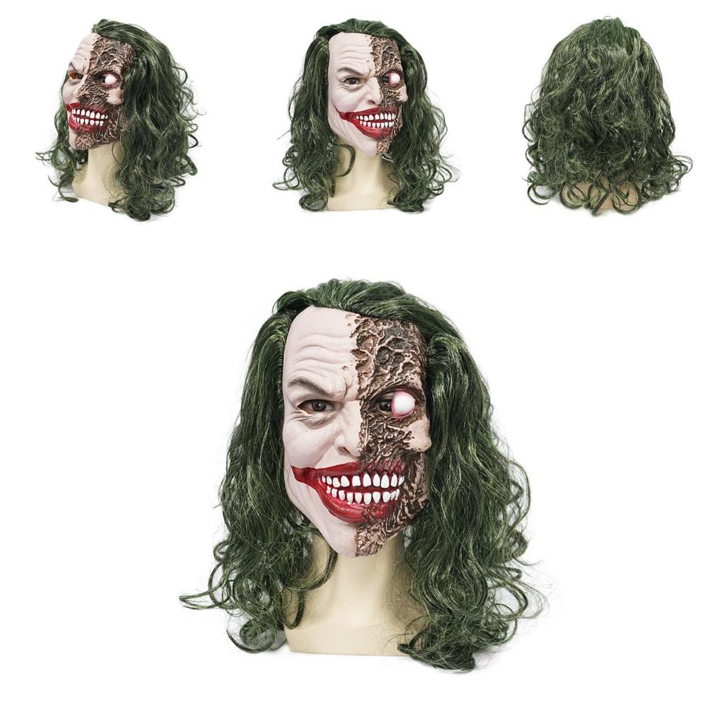 Horror Latex Clownmaske Mit Großen Augen Für Cosplay Und Gruselige Partys