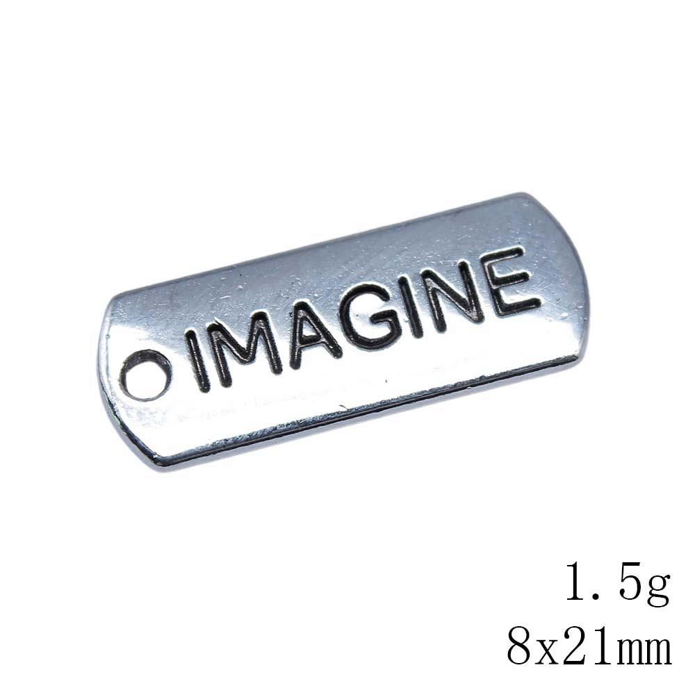 

Подарки на день рождения Шармы для изготовления ювелирных изделий Шармы-подвески Бирки-полоски Подвеска для женских сумок Подвеска для мобильного телефона A04-10pcs-8x21mm