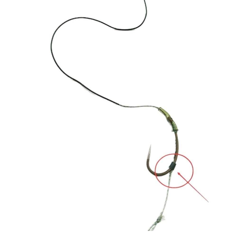 Tricolor Rig Tubing Carp Fishing Rope Silicone Silicone Rig Tubing Carp Pesca Fishing Lines