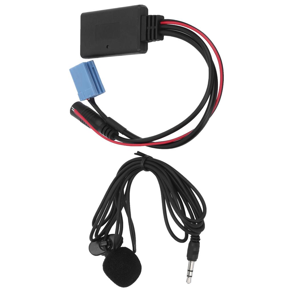 Autoradio Mikrofon Mini ISO 8Pin mit Verkabelungsadapter Bluetooth 5.0 für Mobiltelefon Tablet MP3