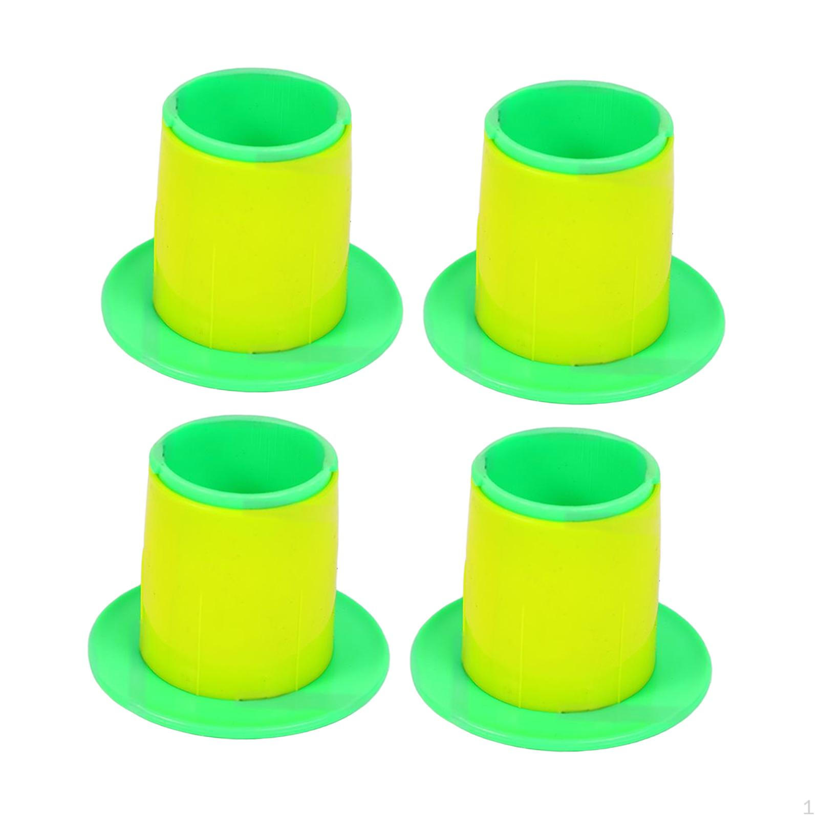 

4 Pieces Stretch Film Dispenser Hand Protector Shrink Wrap Handle Manual Pallet Packing Anti Slip PP Green yellow_50mm