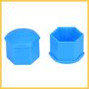 20pcs 21mm Universal Blue Plastic Car Wheel Nut Lug Hub Screw Rim Bolt Covers Dust Protection Caps with Removal Tool Clip Auto Replacement Parts