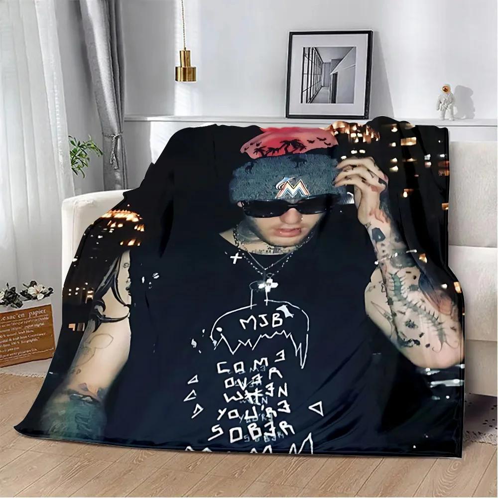 Heißer Sänger Bedruckte Decke Picknickdecken Warme Decke Weich und L-Lil P-Peep Bequeme Decke Zuhause Reise Geburtstagsgeschenk