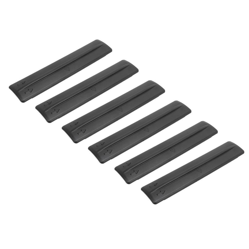 6PCS Roof Rack Removal Cover High Strength ABS Roof Drip Rack Molding Trim Clips Set for Fj Cruiser 2007‑2014