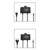Netzteil 12V 2A Überwachungskamera Netzteil Wasserdicht EU US Steckeradapter 2,1 x 5,5 mm für Monitor Überwachungskamera Ladegerät