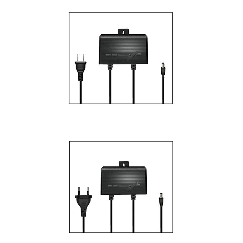 Netzteil 12V 2A Überwachungskamera Netzteil Wasserdicht EU US Steckeradapter 2,1 x 5,5 mm für Monitor Überwachungskamera Ladegerät