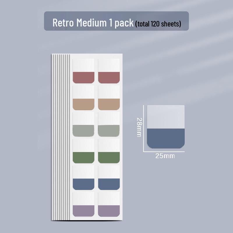 Morandi Writable Label Stickers: Post-it Notes Memo Pads