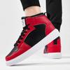 Fashion Spring Summer Fashion Red High-Top Shoes Couple Comfortable Pu Leather Casual Sneakers Man Flat Versatile Hip-Hop Shoes For Men